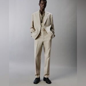 BNWT Zara men’s linen pants -size 40tall